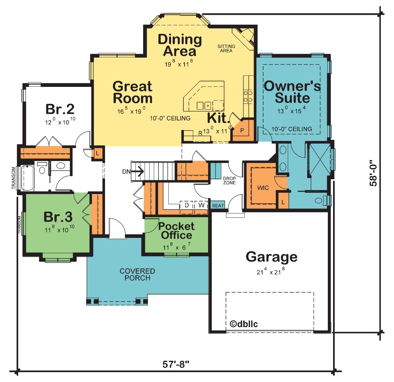 Custom Home Builder Floor Plan Jacksonville, Florida